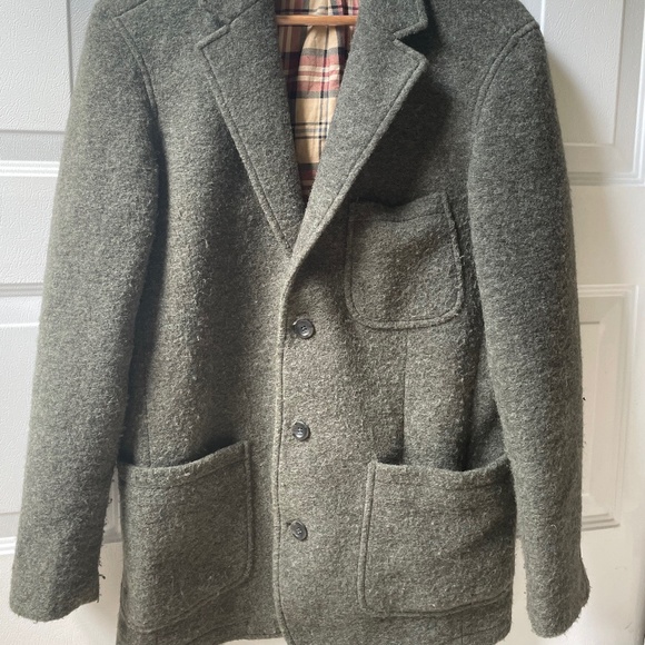 The Territory Ahead Jackets & Blazers - Territory Ahead Green Wool Blazer